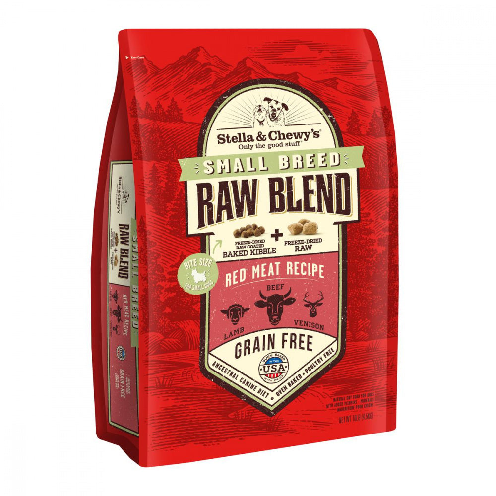 Stella & Chewy's Raw Blend Red Meat Recipe Kibble Dry Cat Food, 10 lbs.