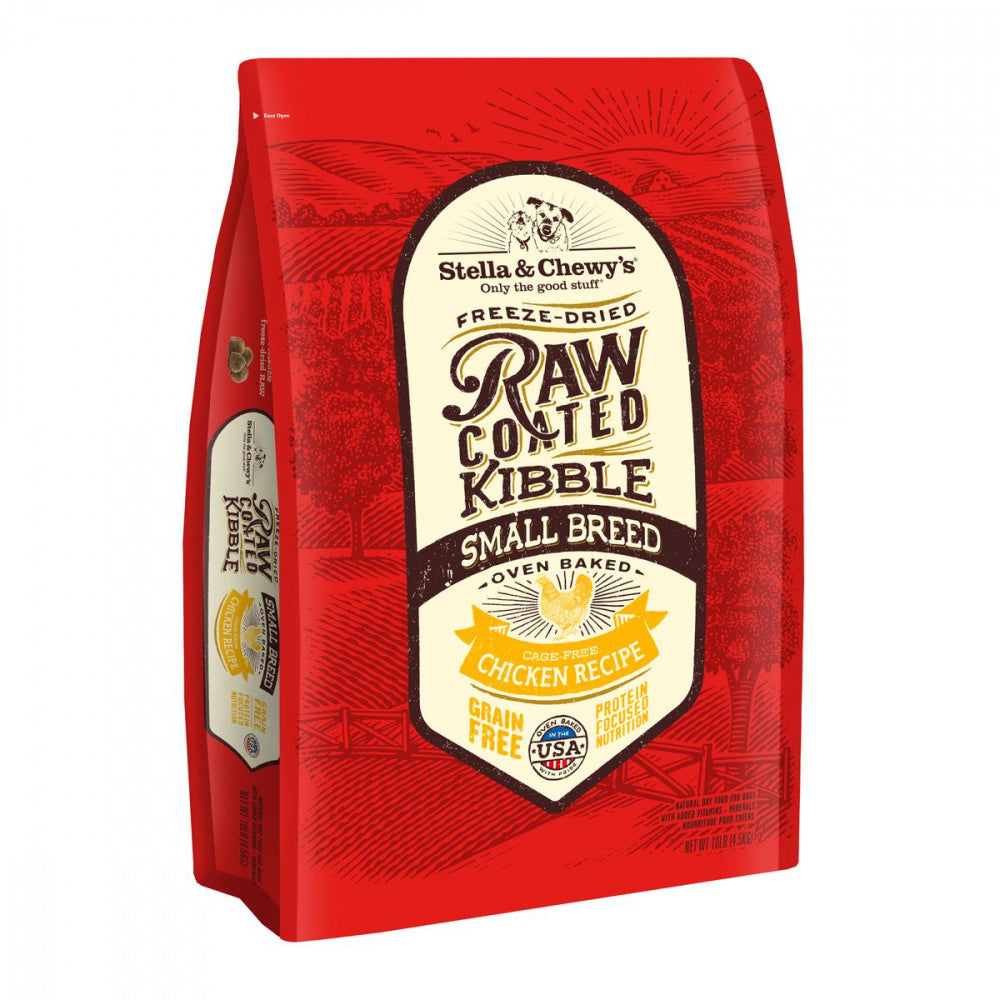 Stella & Chewy's Raw Coated Chicken Recipe Small Breed Dry Dog Food, 10 lbs.