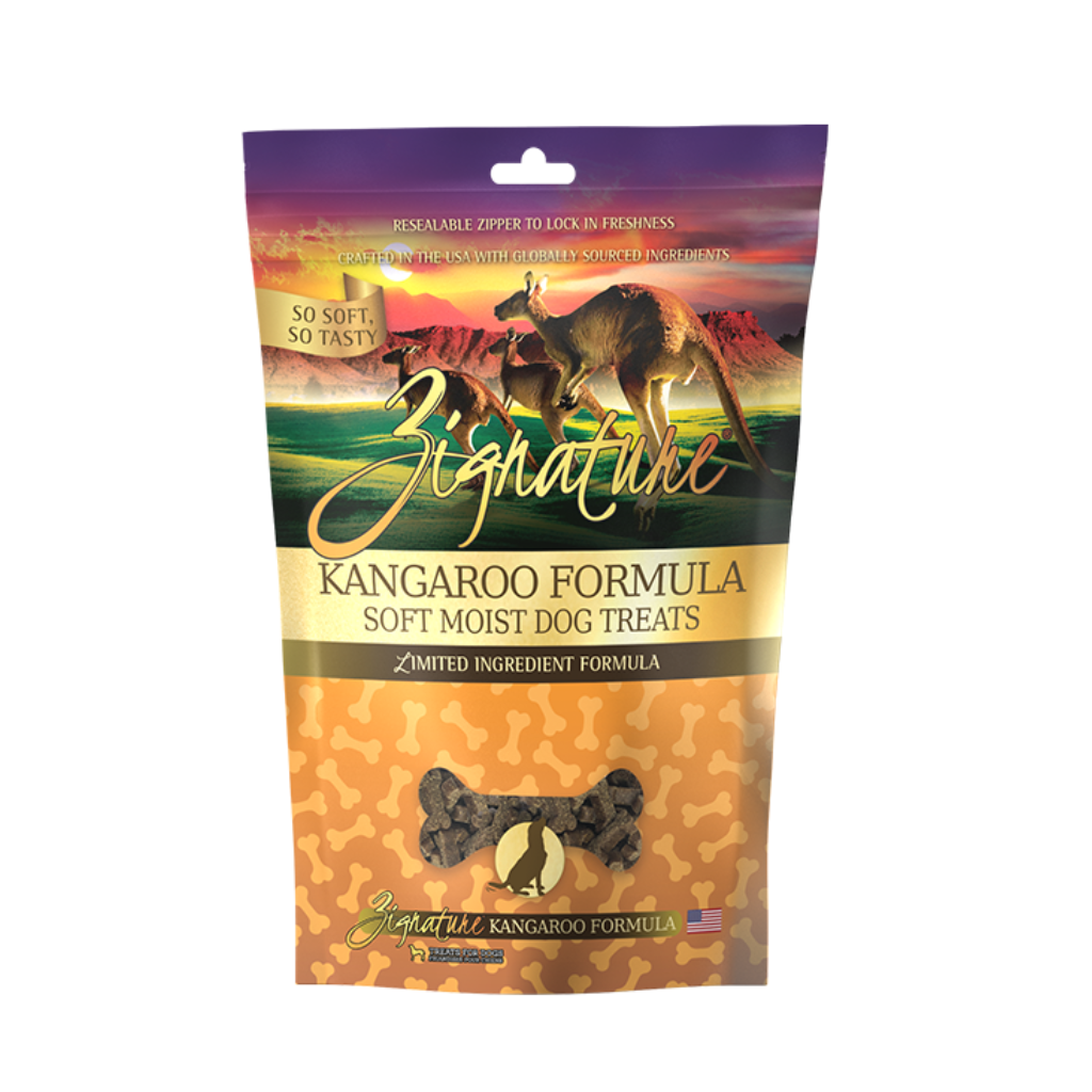 Zignature Kangaroo Soft & Moist Dog Treats, 4 oz.
