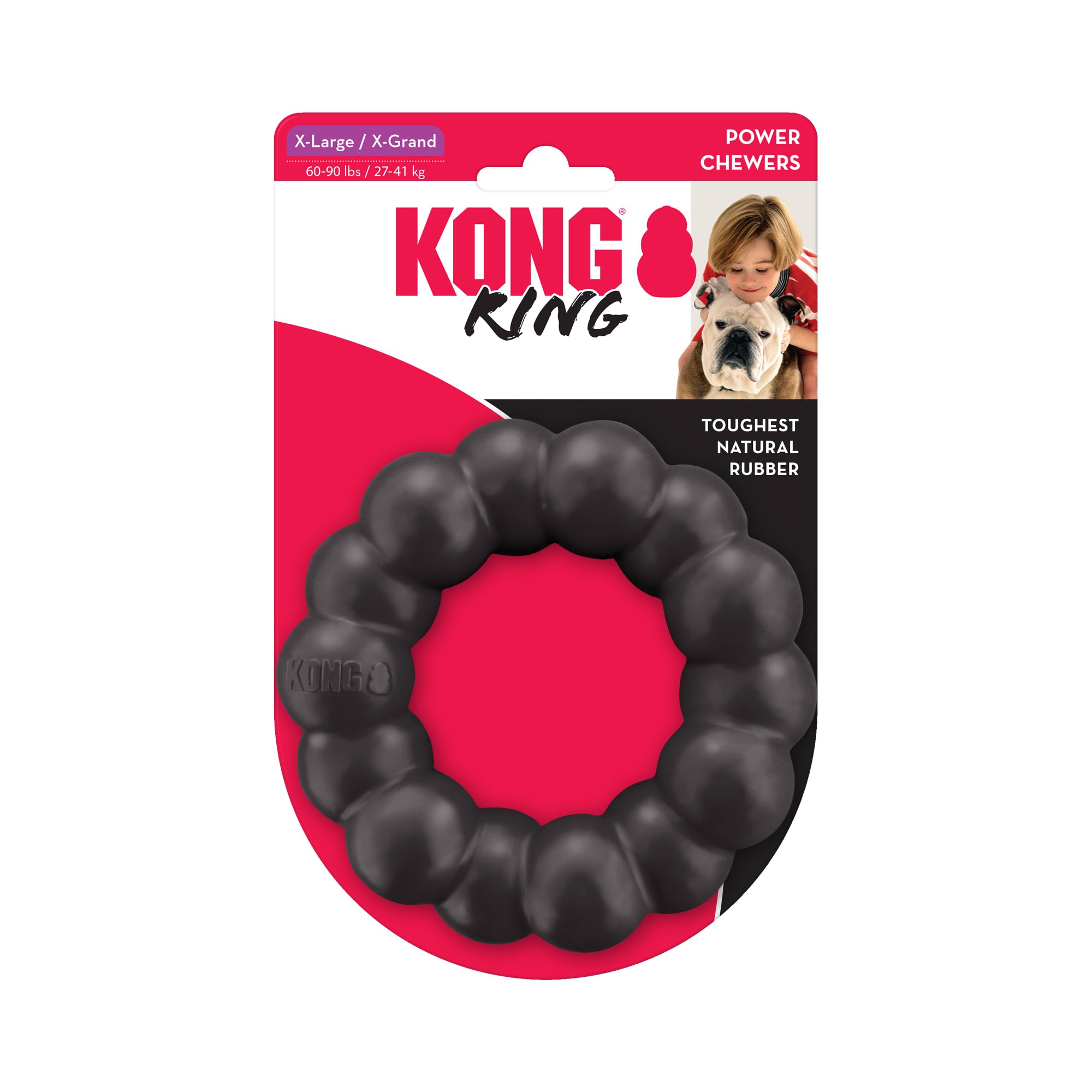 KONG Extreme Ring Durable Dog Toy, Medium (60-95 lbs.)