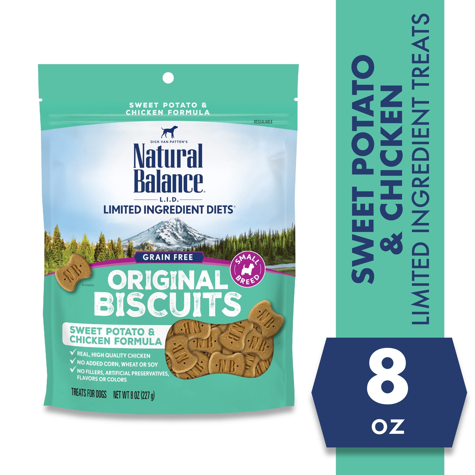 Natural Balance Small Breed Grain-Free Dog Treats, 8 oz.