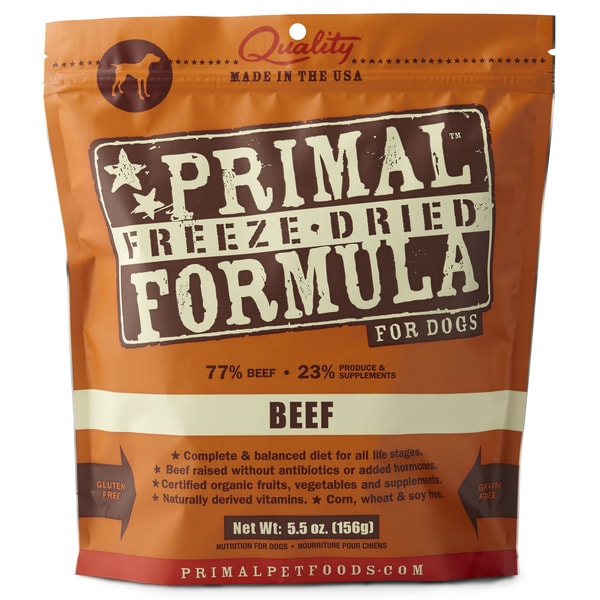 Primal Turkey & Sardine Freeze-Dried Dog Food, 5.5 oz.