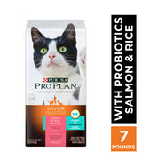 Purina Pro Plan Sensitive Skin & Stomach Salmon & Rice Dry Cat Food, 7 lbs.