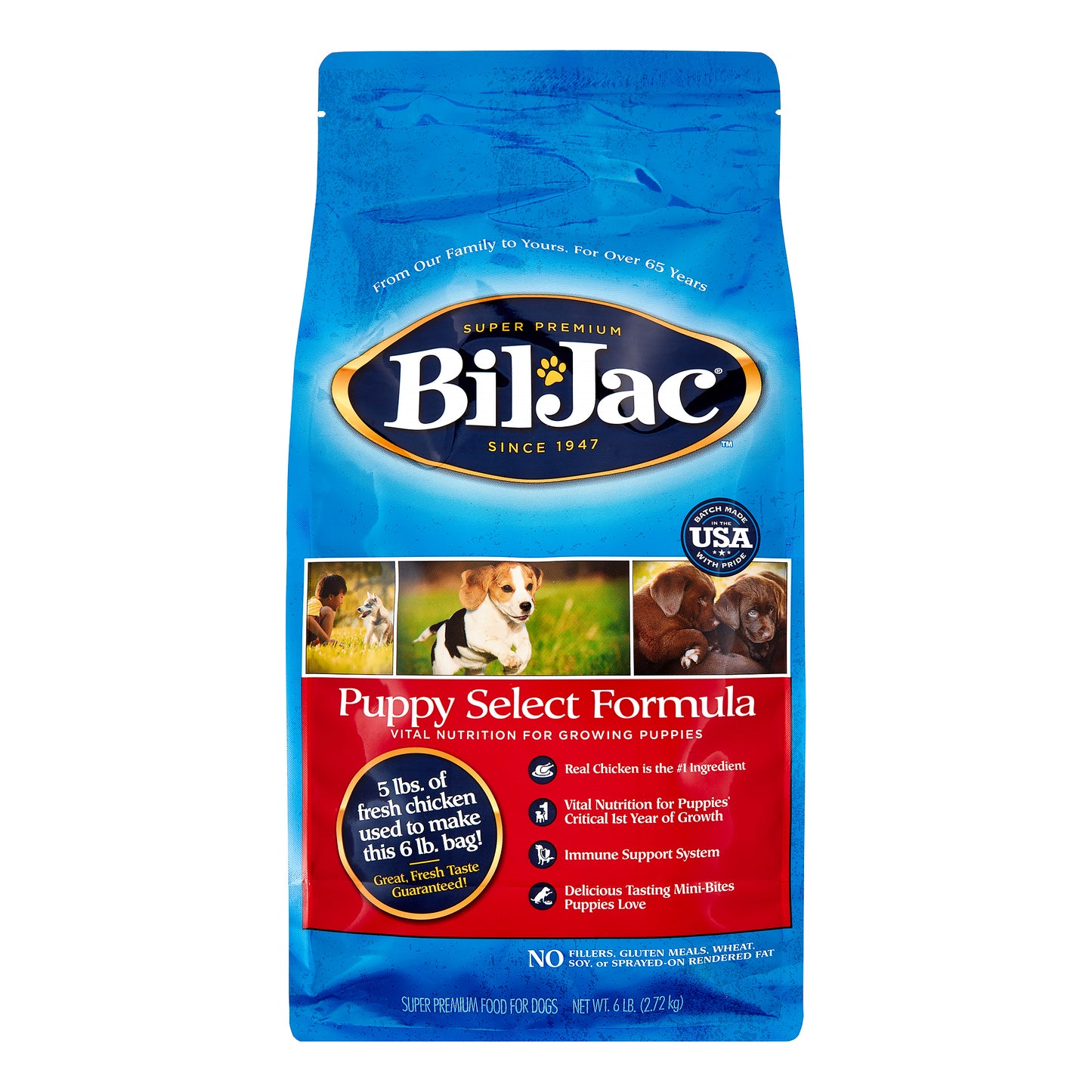 Bil-Jac Puppy Select Chicken Recipe Dry Dog Food 6lb