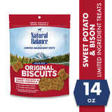 Natural Balance Limited Ingredient Bison & Sweet Potato Dog Treats, 14 oz.