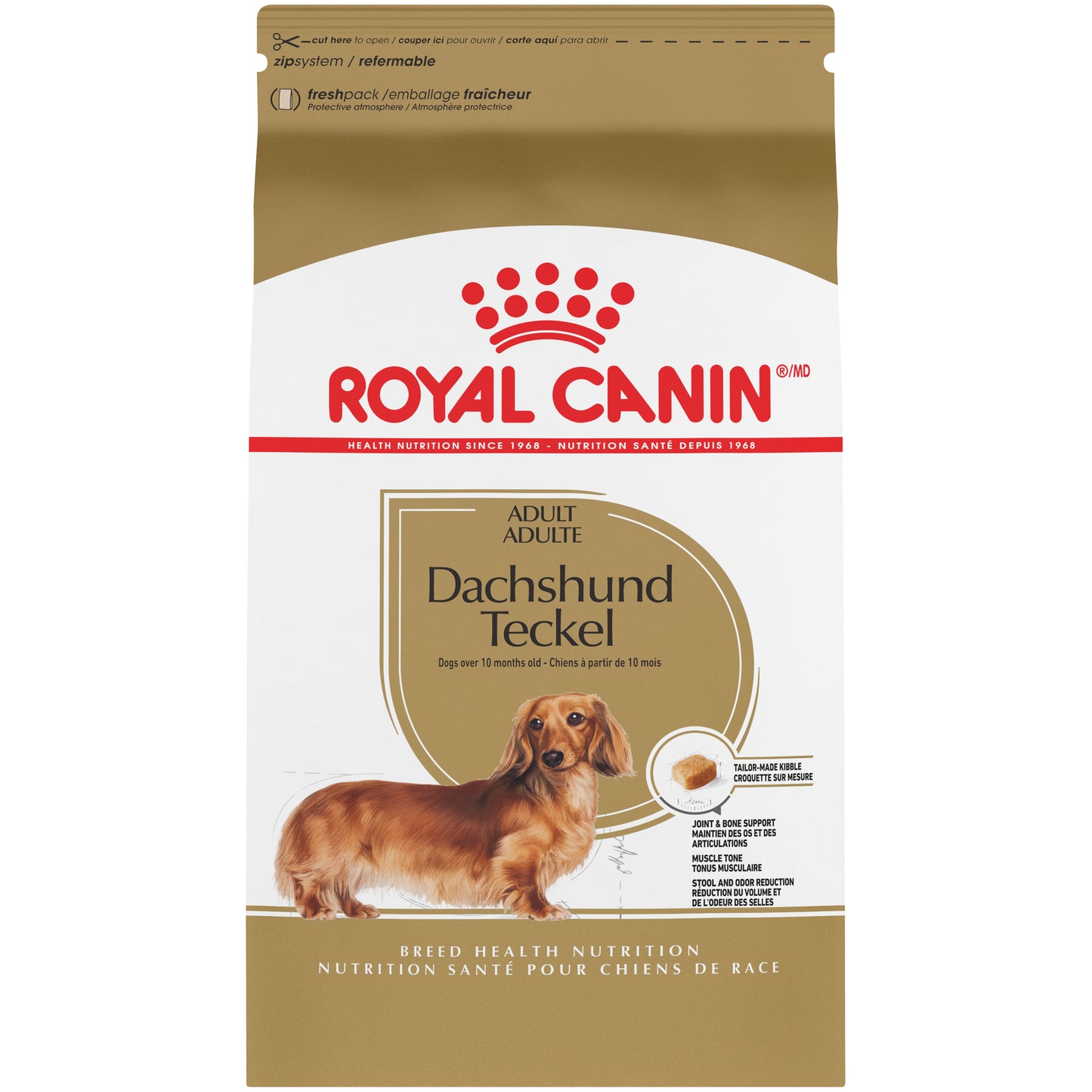 Royal Canin Dachshund Adult Dry Dog Food, 10 lbs.