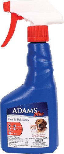 Adams Plus Flea & Tick Spray for Cats & Dogs, 16 fl. oz.