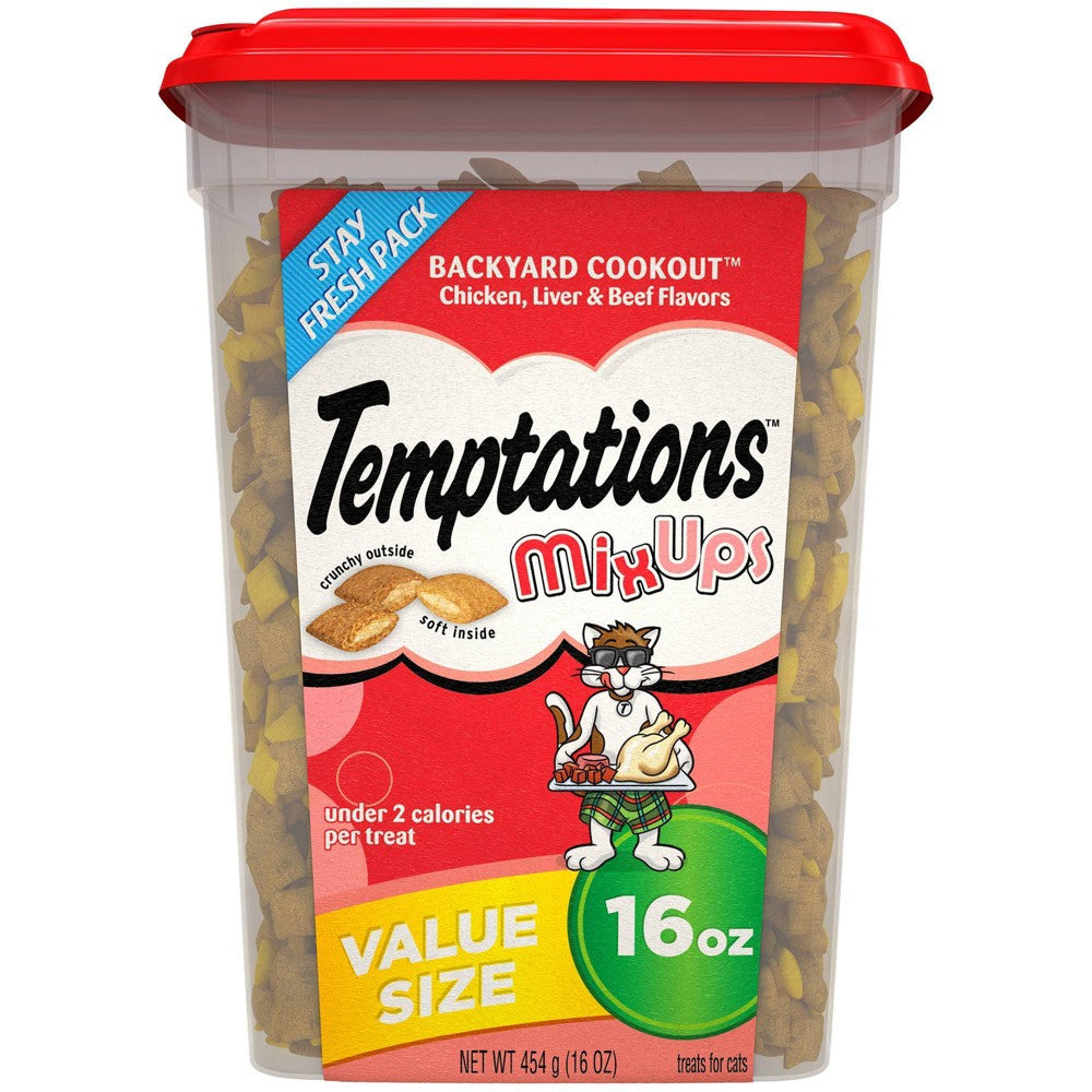 Temptations MixUps Backyard Cookout Cat Treats, 16 oz.