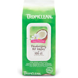 TropiClean Deep Cleaning Wipes for Dogs & Cats (100 Pack)