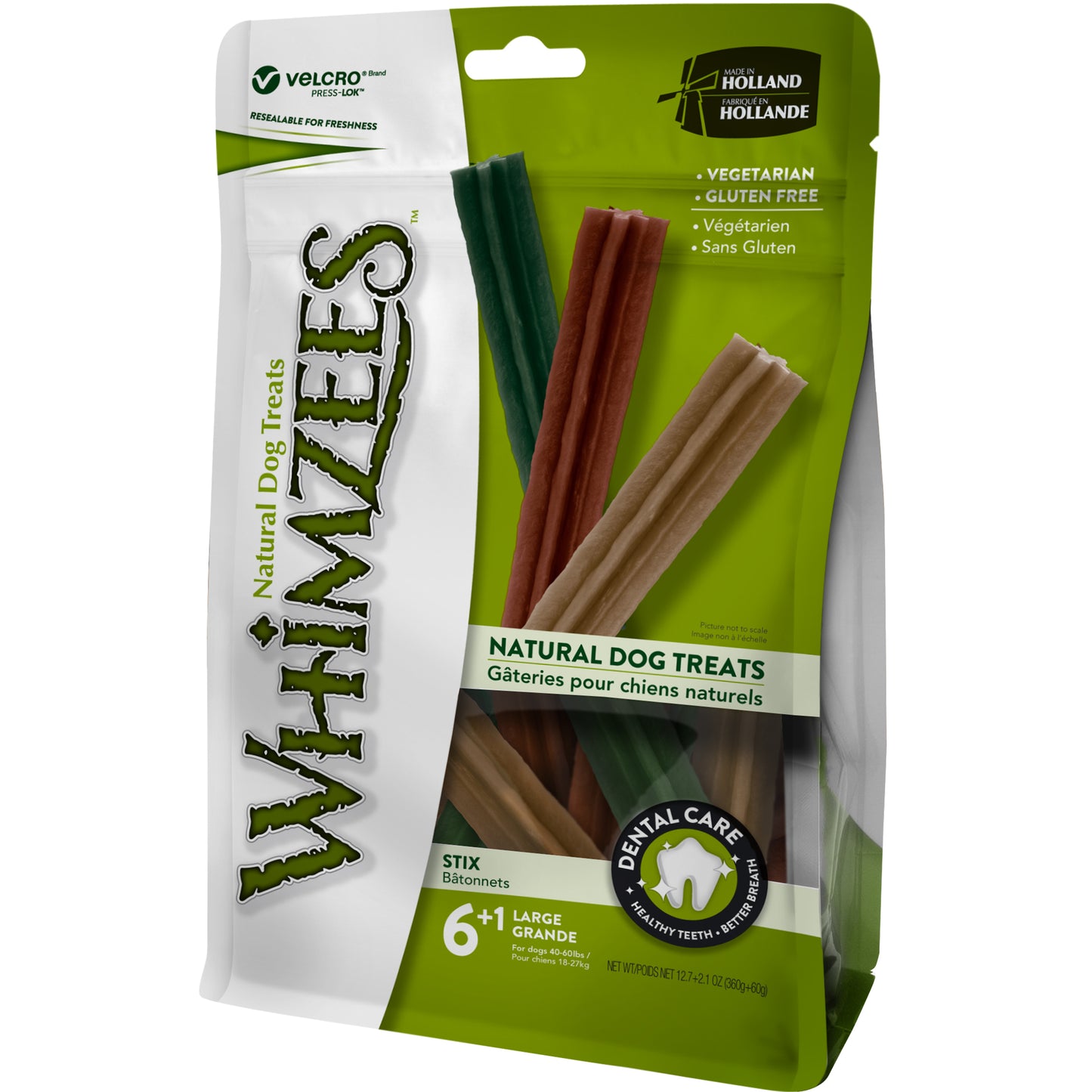 Whimzees Stix Large Breed Natural Dental Dog Chews, 14.8 oz. (7 Count)