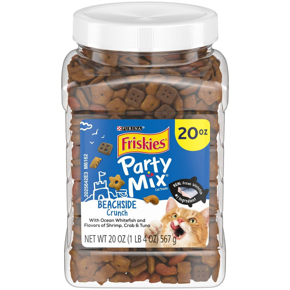 Friskies Party Mix Beachside Crunch Cat Treats, 20 oz.