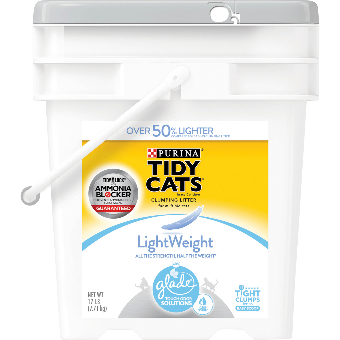 Tidy Cats Glade Scent Lightweight Clumping Cat Litter, 17 lbs.