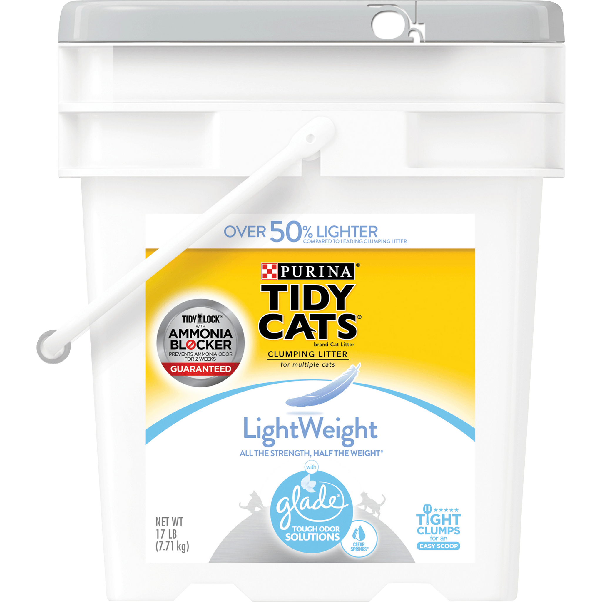 Tidy Cats Glade Scent Lightweight Clumping Cat Litter, 17 lbs.