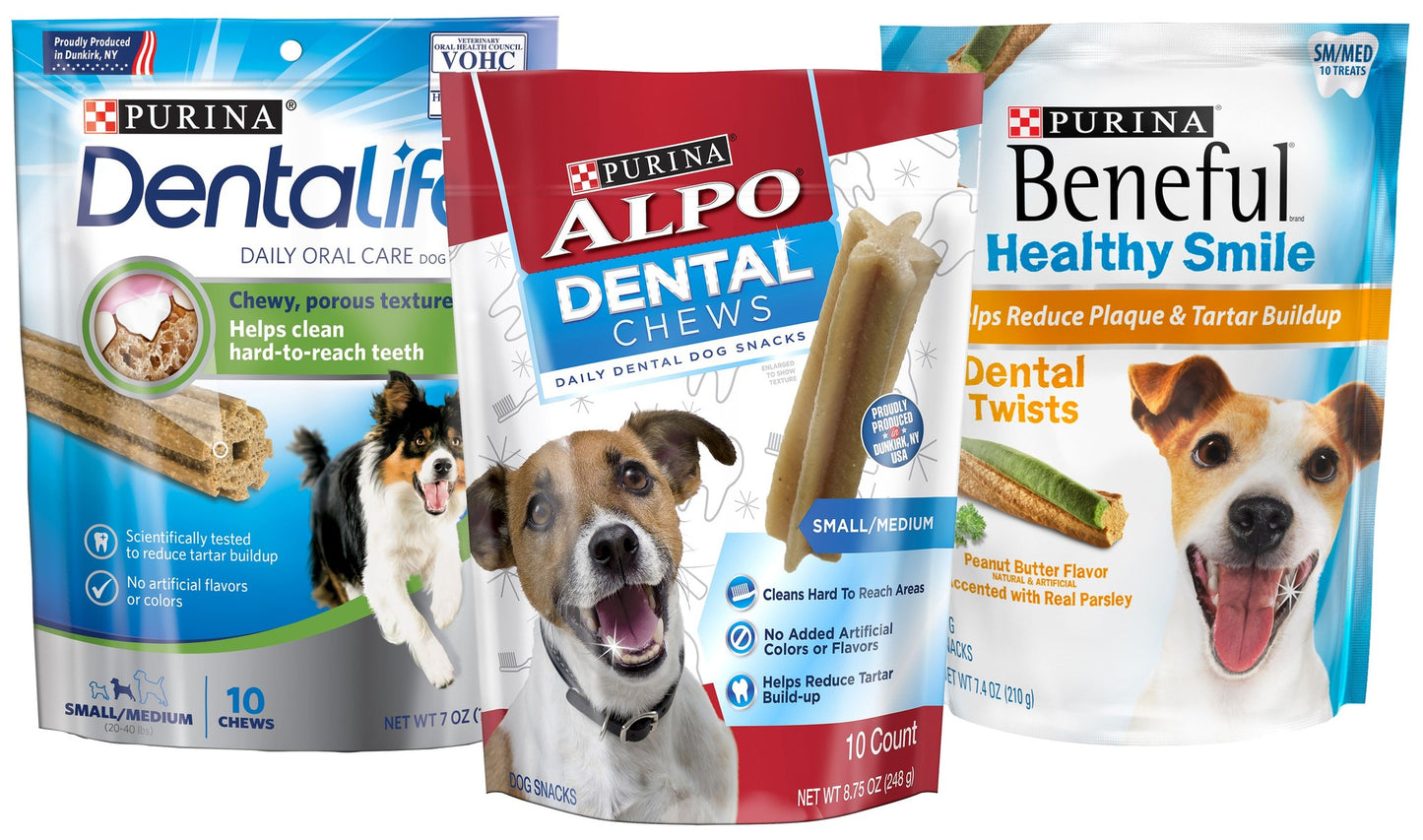 Purina DentaLife Daily Oral Care Dog Treats, 7 oz. (10 Pack)