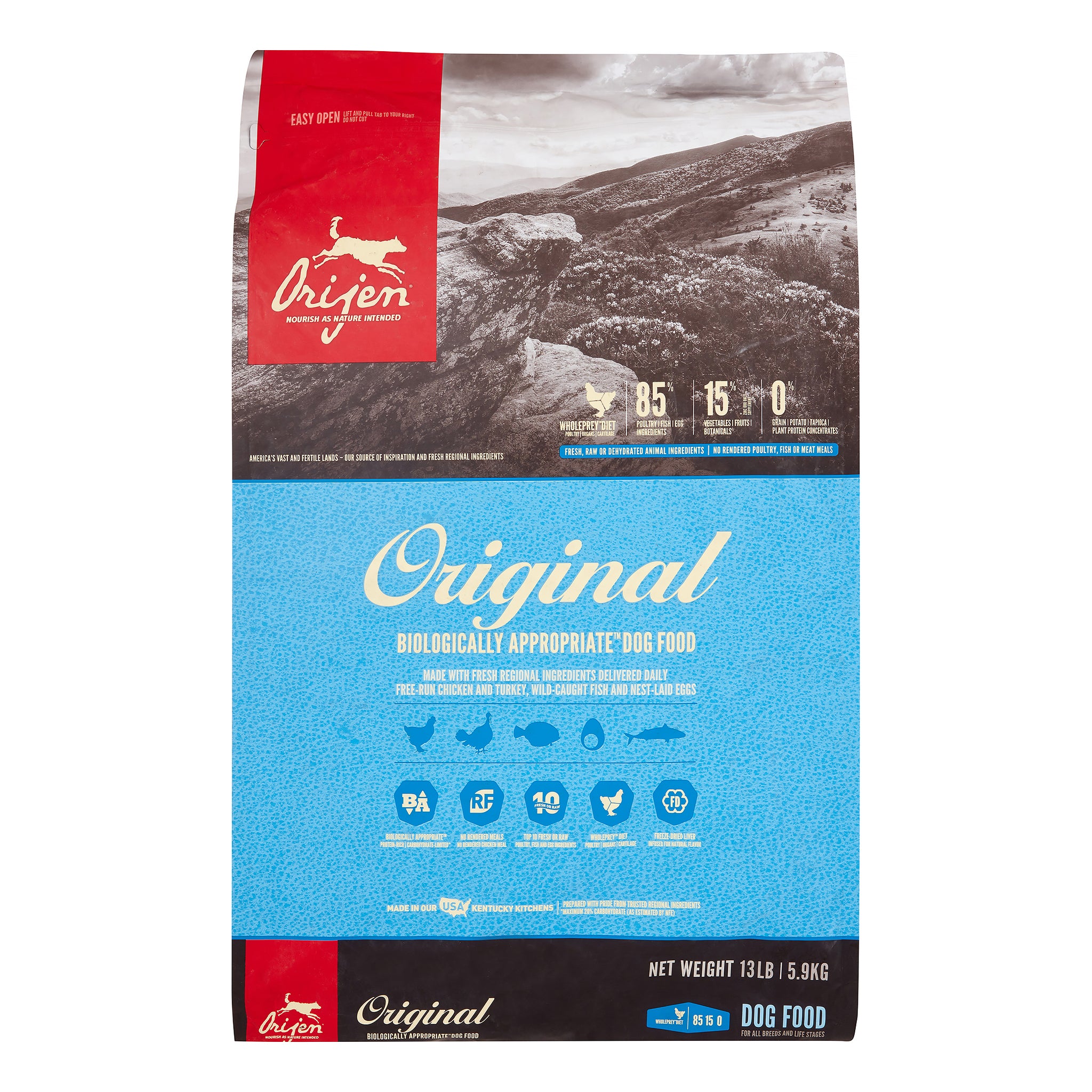 Orijen Original Dry Dog Food, 13 lbs.
