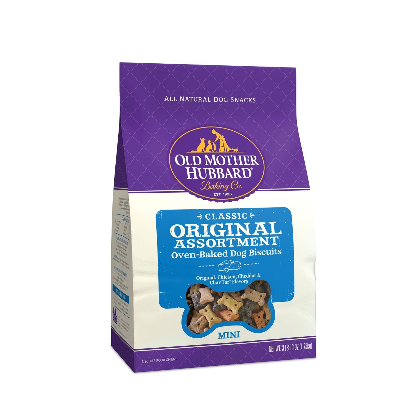 Old Mother Hubbard Classic Crunchy Mini Four Flavors Dog Biscuits, 3 lbs.