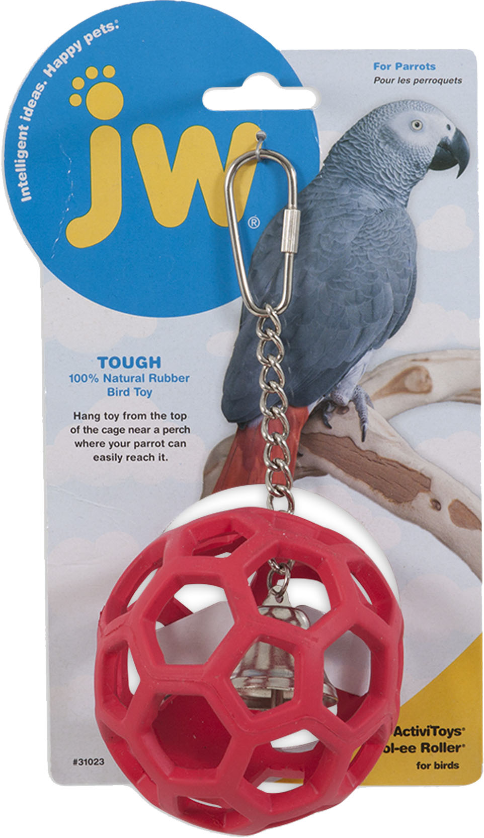 JW Pet Hol-ee Roller Bird Toy, 3.5 in.