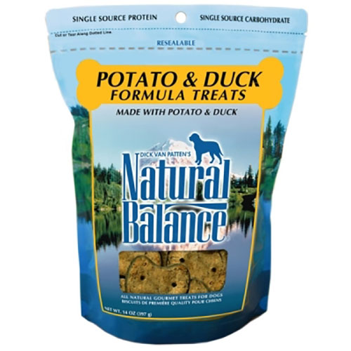 Natural Balance L.I.T. Limited Ingredient Potato & Duck Dog Treats, 14 oz.