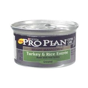 Purina Pro Plan Weight Management Turkey & Rice Wet Cat Food