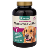 NaturVet Glucosamine DS Plus Moderate Joint Care Tablets for Dogs, 60 Count