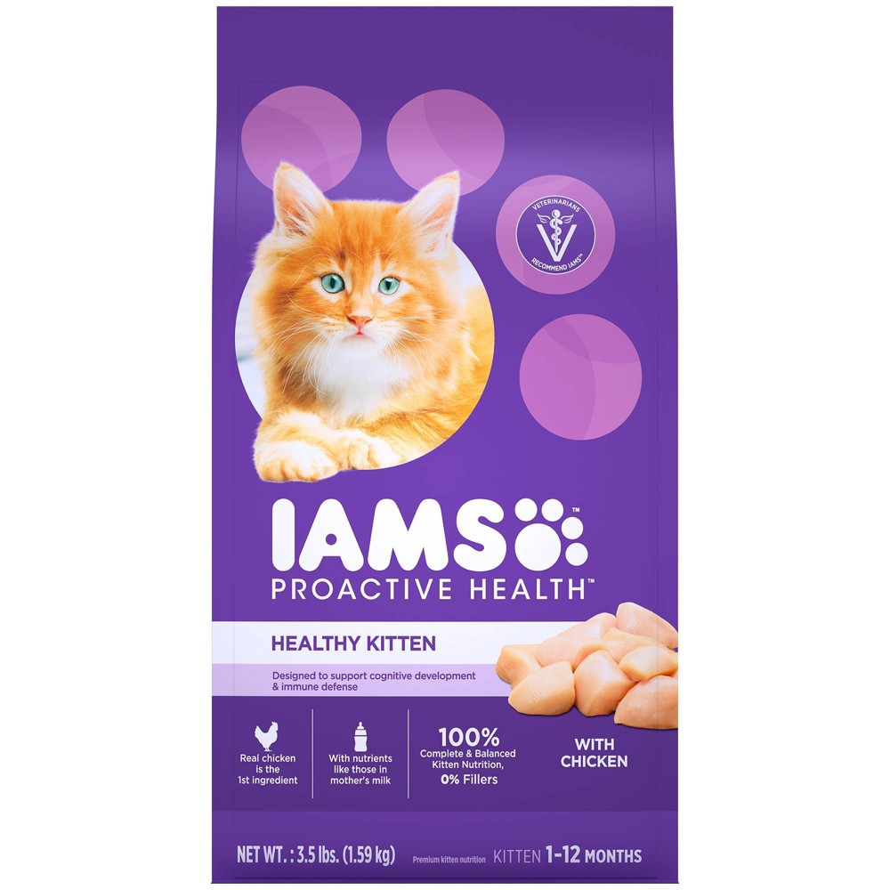 Iams ProActive Health Kitten Dry Food, 3.5 lbs.