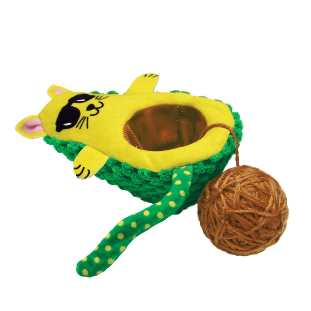 KONG Wrangler Avocato Cat Toy, Medium