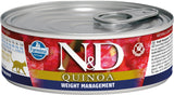 Farmina N&D Canned Cat Food Quinoa Weight Management 2.5 oz