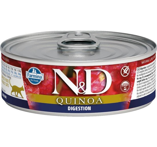 Farmina N&D Digestion Recipe For Cats - Quinona 2.8 oz Can