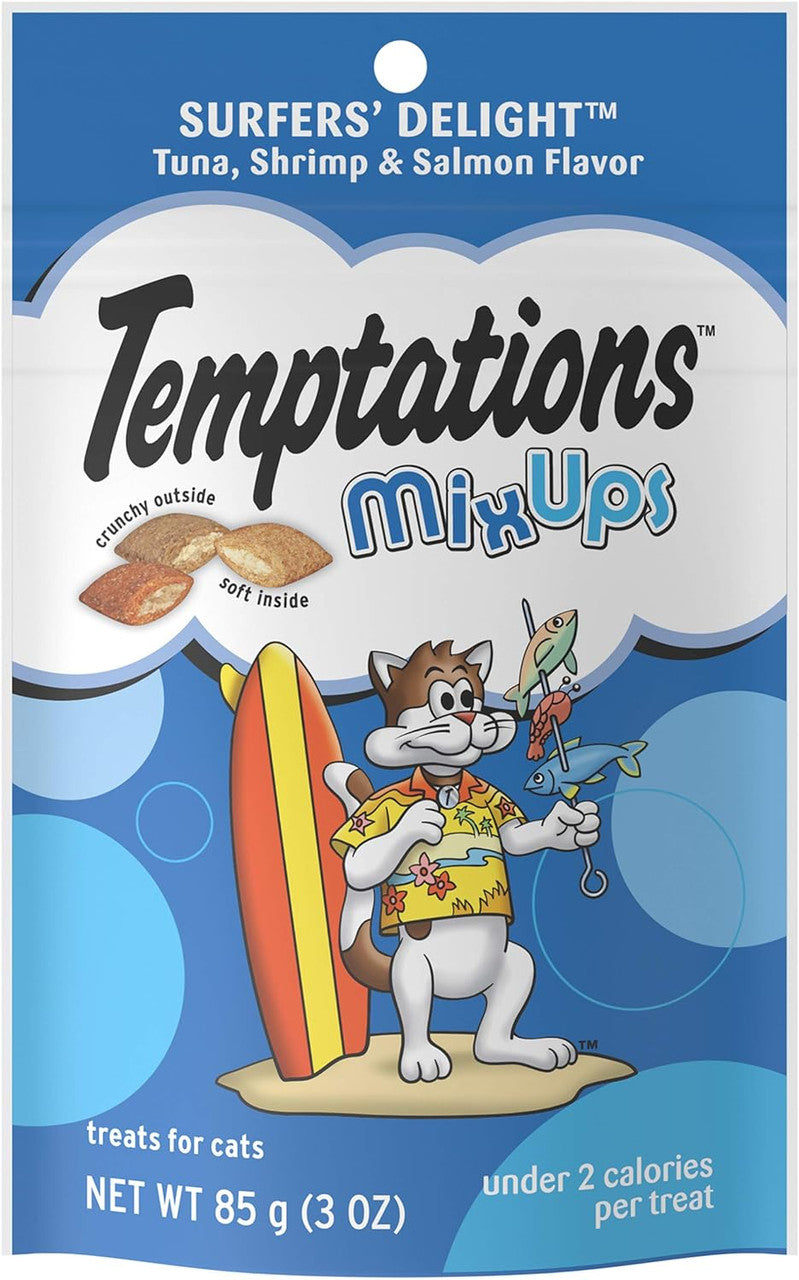 Temptations MixUps Salmon, Tuna & Shrimp Cat Treats, 3 oz. (12 Pack)