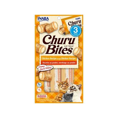Inaba Churu Bites Chicken Recipe Cat Treats, 0.4 oz. (3 Pack)