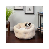 Furhaven Luxury Fur Warming Hi-Lo Cuddler Dog Bed