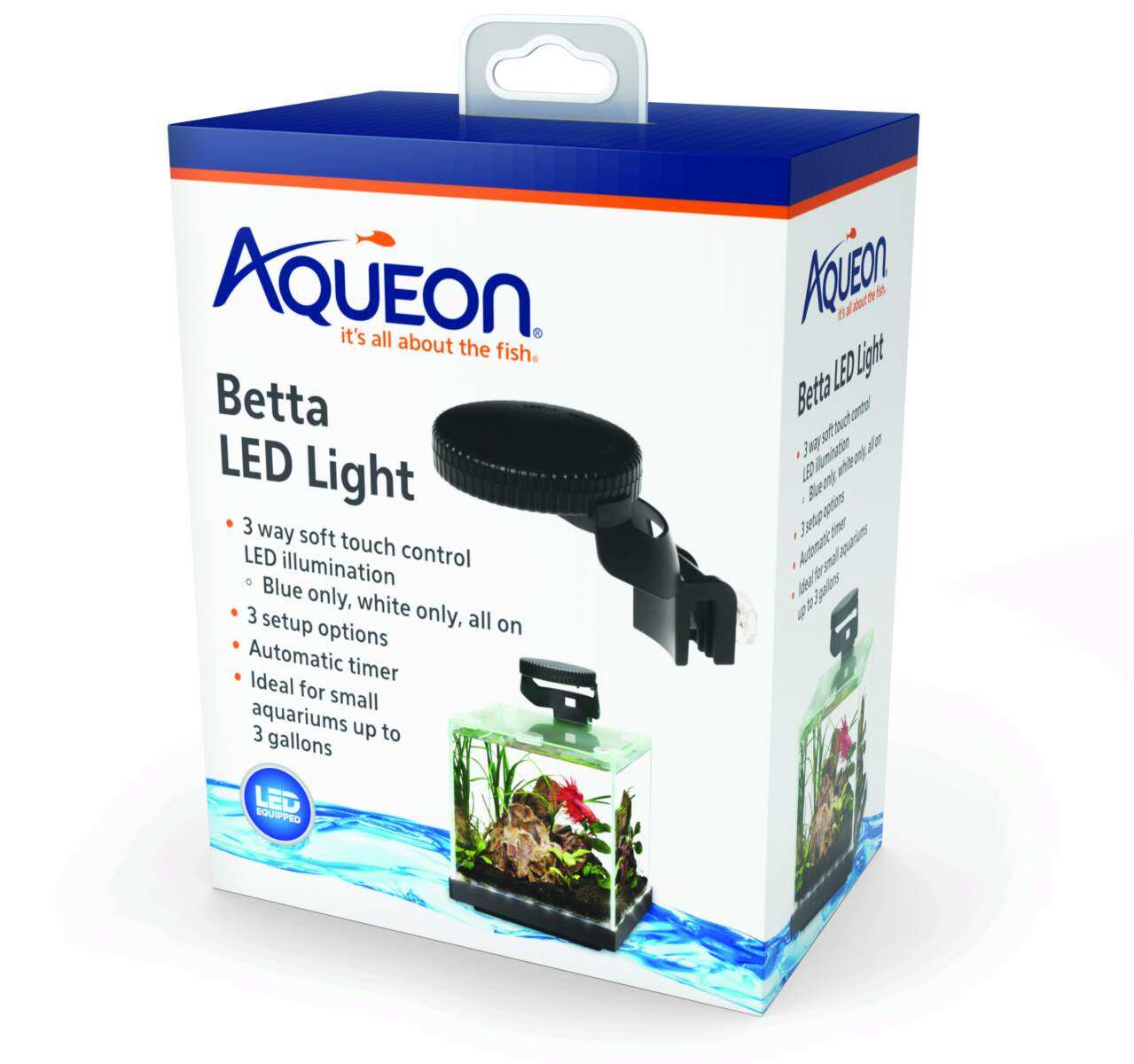 Aqueon Betta Led Light Black, 1 Ct Cat
