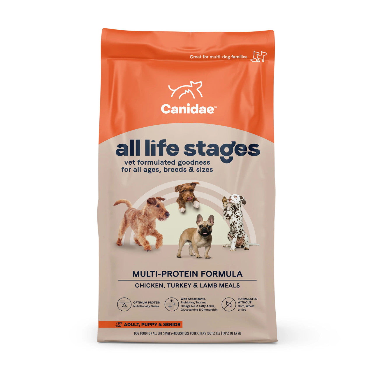 Canidae All Life Stages High Protein Dry Dog Food, 5 lbs Bag
