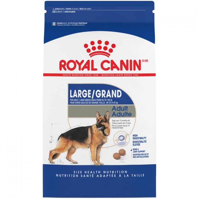 Royal Canin Size Health Nutrition Large Breed Adult Dry Dog Food, 40 lbs Bag
