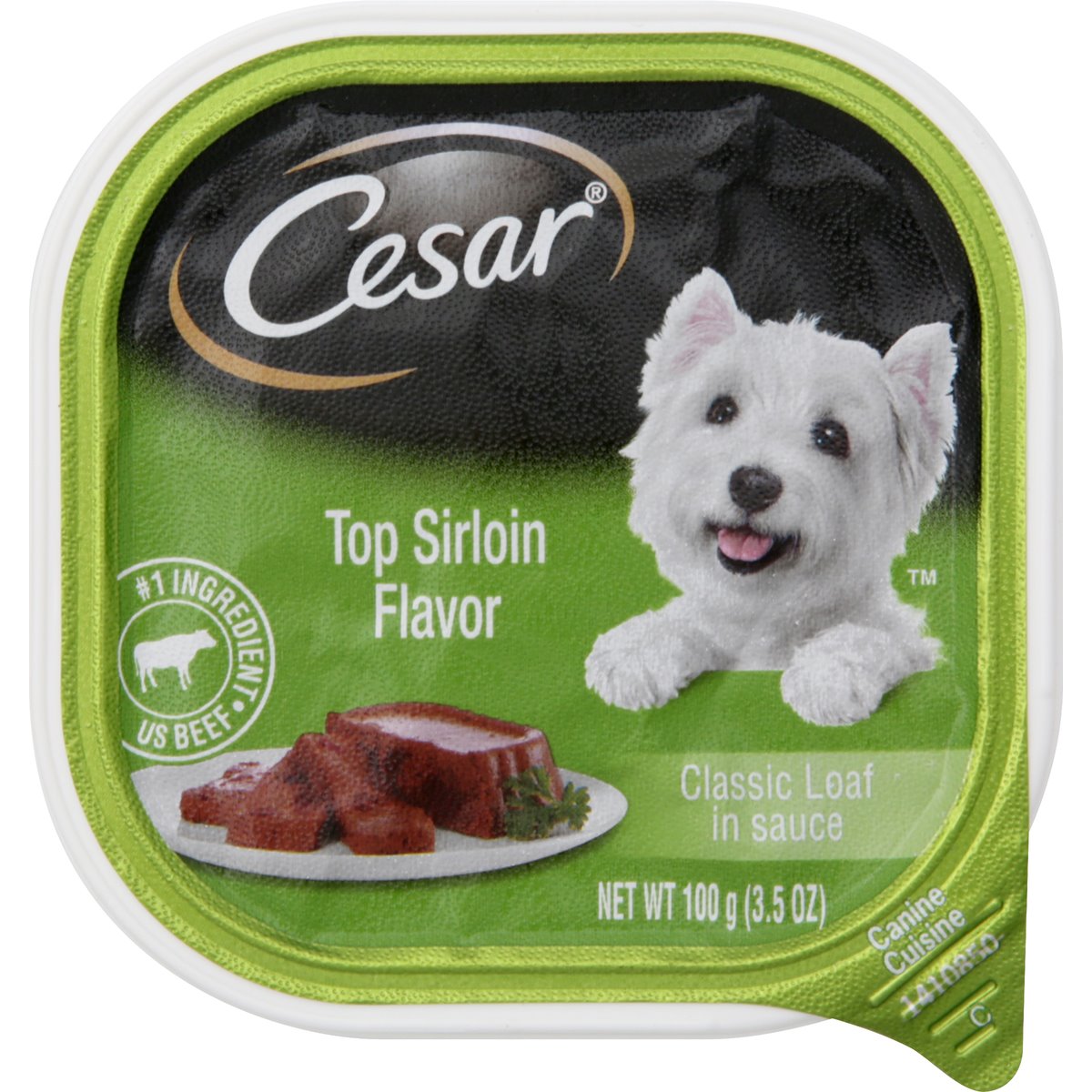 Cesar Top Sirloin Wet Dog Food, 3.5 oz.