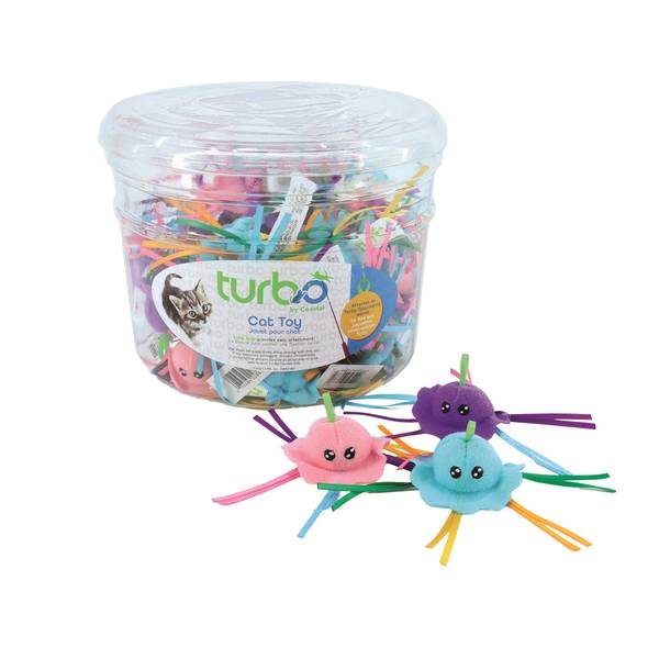 Turbo Jellyfish with Ribbons & Loop Cat Toy