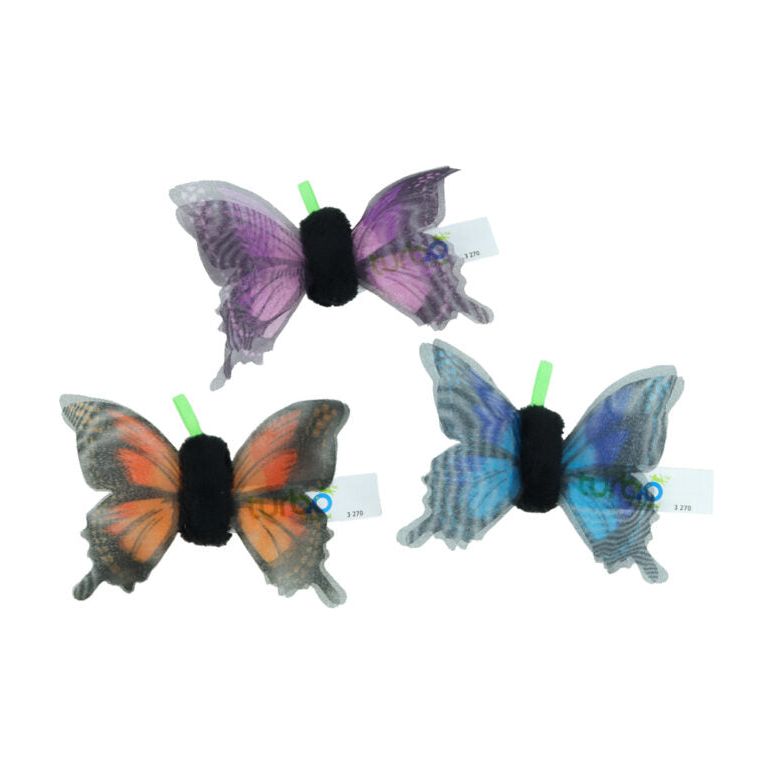 Turbo Scintillant Papillon Cat Toy