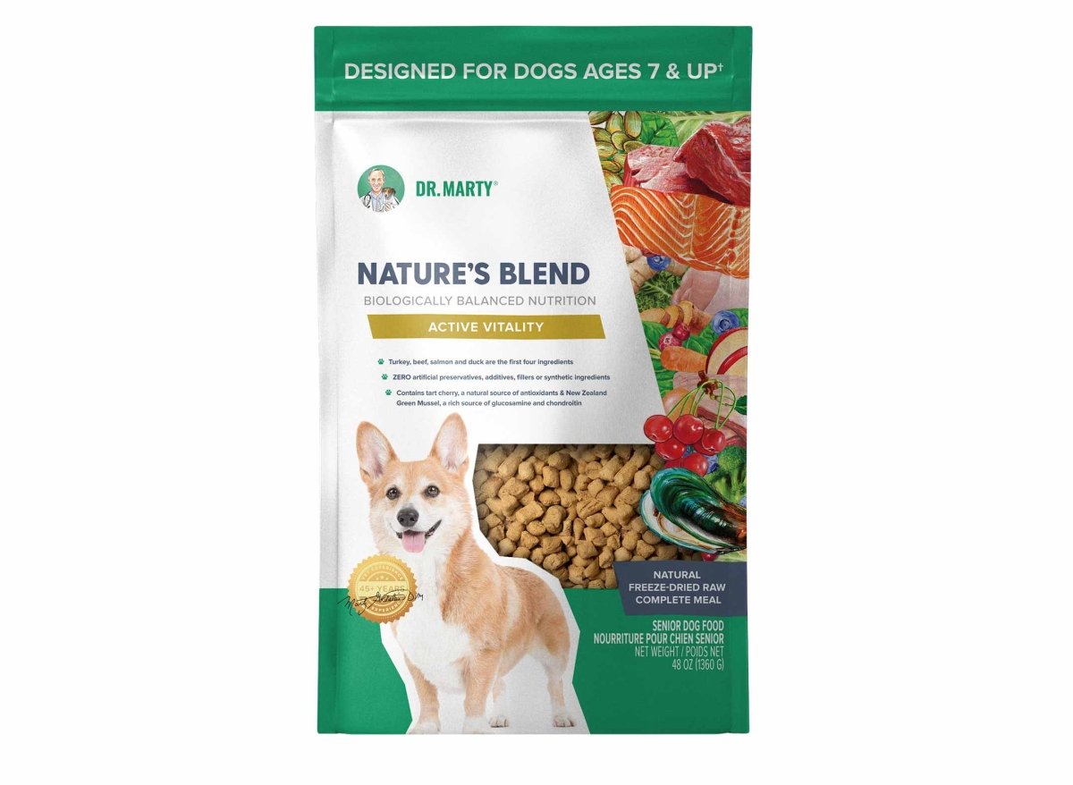 Dr. Marty Active Vitality Blend Senior Dog, 48-oz