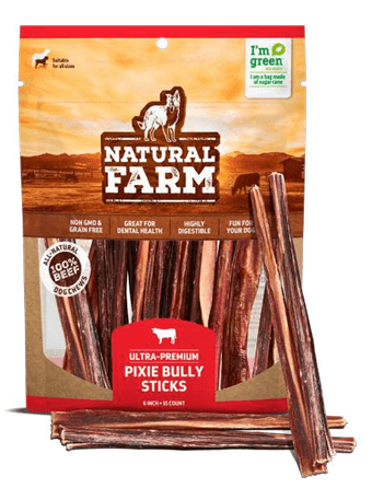 Natural Farm Pixie Bully Sticks (15 Pack)