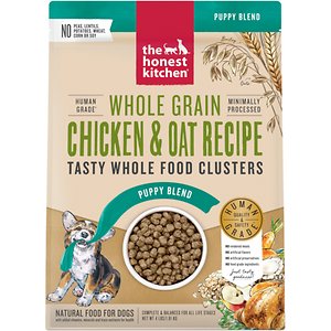 The Honest Kitchen Whole Food Clusters Puppy Whole Grain Chicken & Oat Dry Dog Food, 4 lbs.
