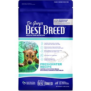 Best Breed Freshwater Recipe Catfish & Whitefish Dry Dog Food, 4 lbs.