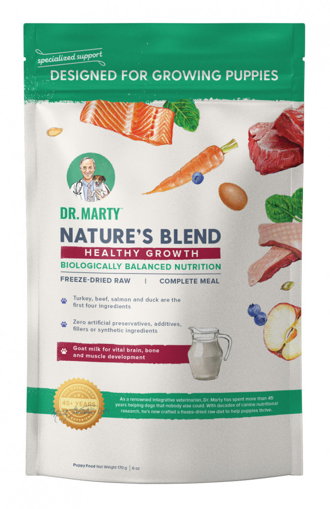 Dr. Marty Nature's Blend Healthy Growth Freeze-Dried Puppy Food 16oz