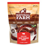 Natural Farm Beef Tendon Rings, 3-4 in.