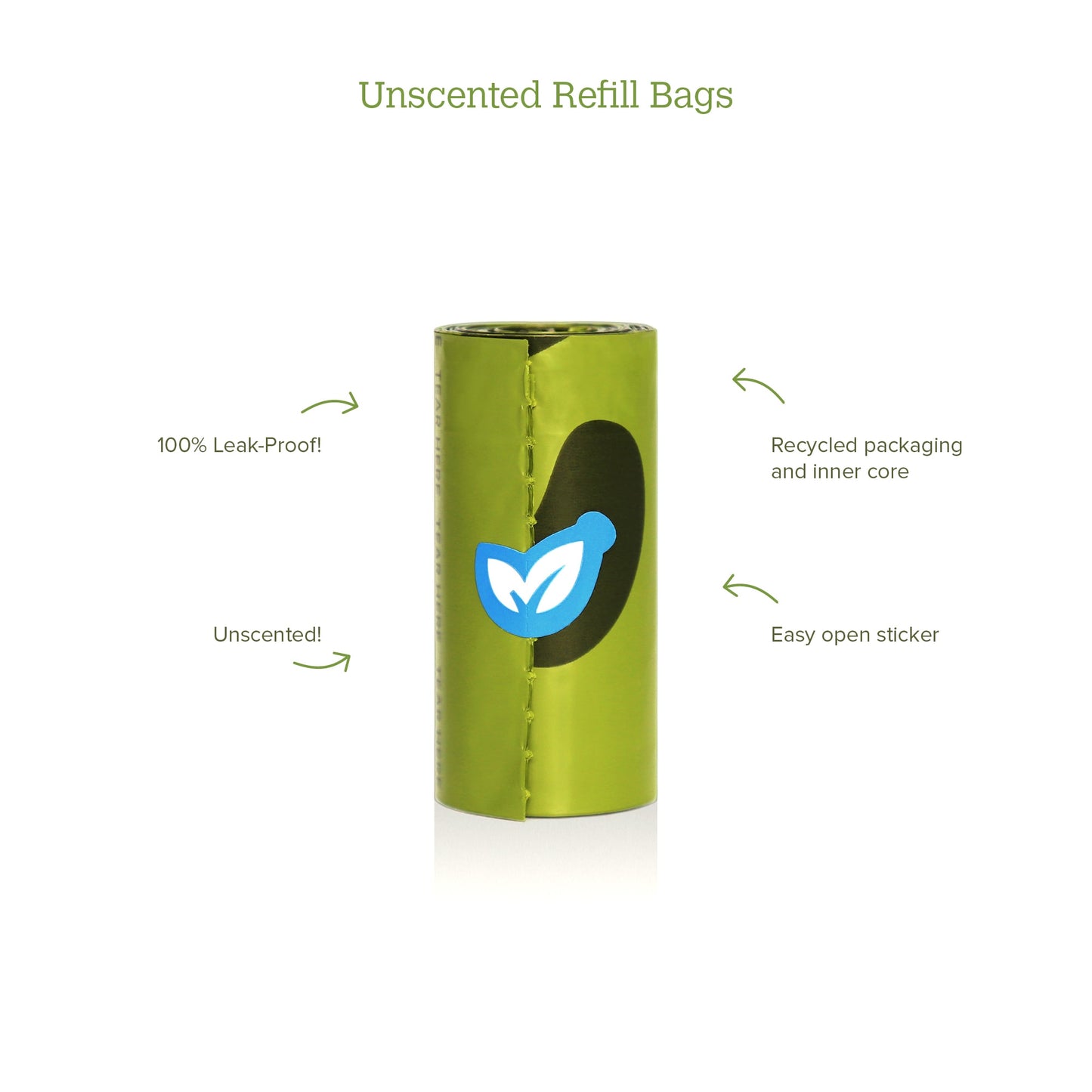 Earth Rated Leash Dispenser with 15 Bags