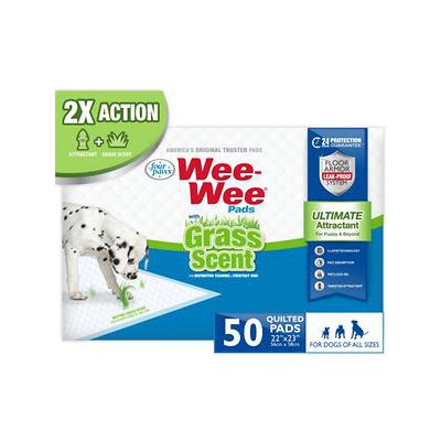 Four Paws Wee-Wee Grass Scented Dog Training Pads