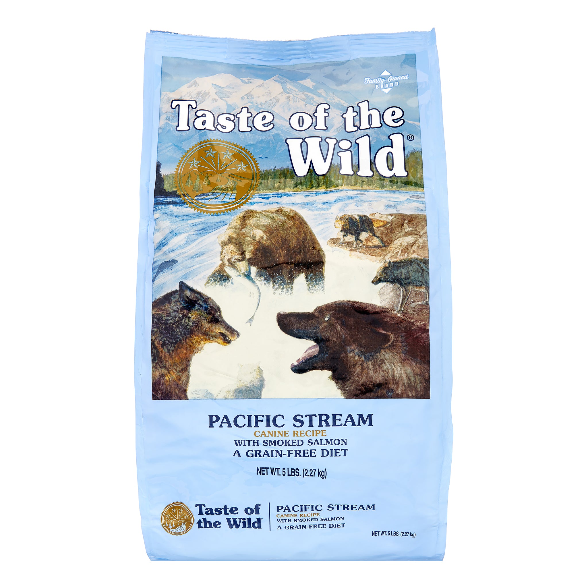Taste of the Wild Pacific Stream Salmon Dry Dog Food, 5 lbs.