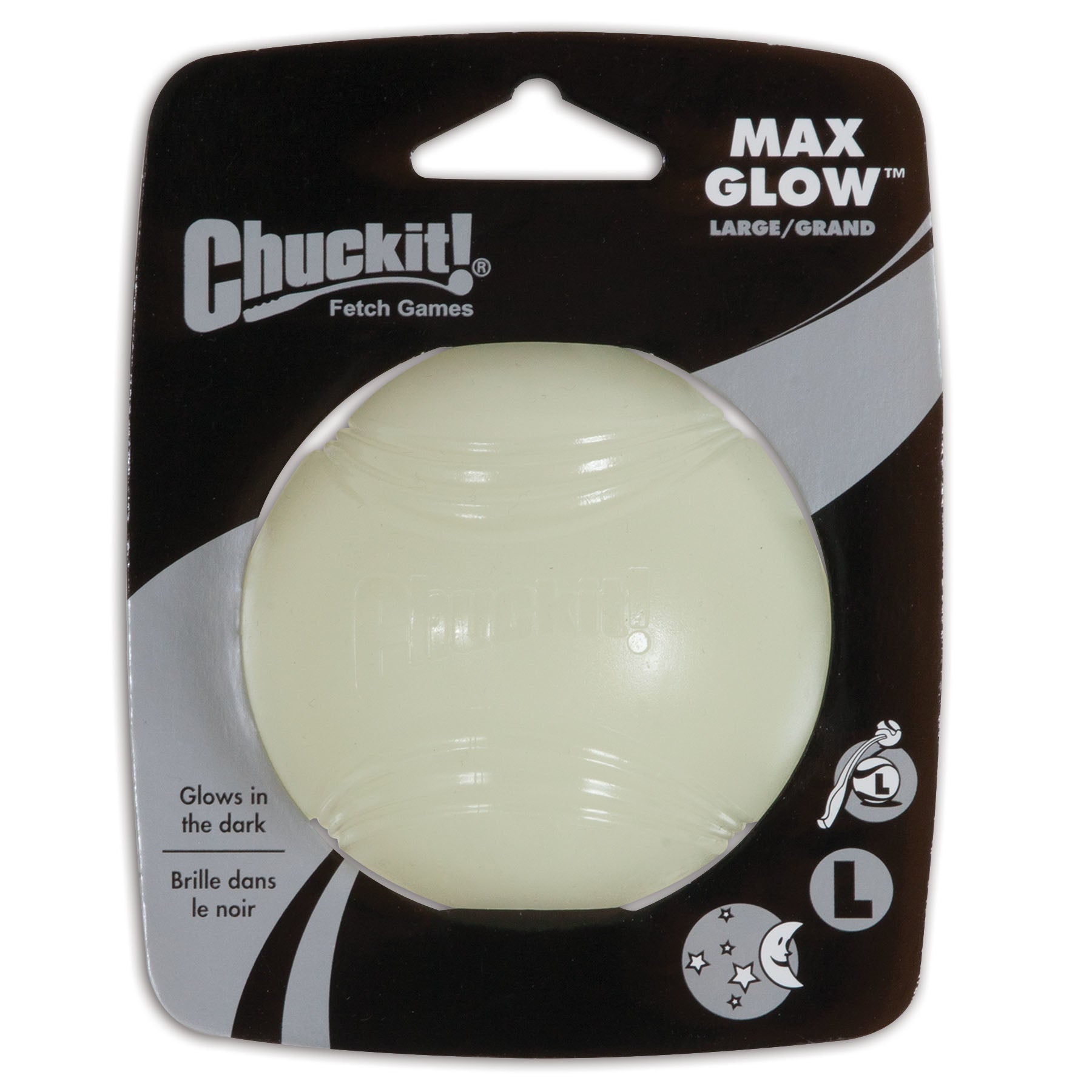 Chuckit! Max Glow Fetch Ball Large (1 Pack)