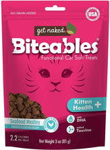 Get Naked Kitten Health Seafood Medley Biteables, 3 oz.