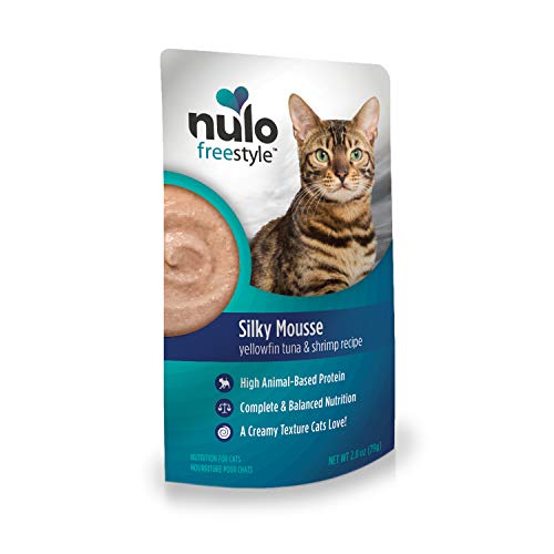 Nulo FreeStyle Silky Mousse Tuna & Shrimp Wet Cat Food, 2.8 oz.