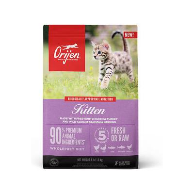Orijen High Protein Dry Kitten Food, 4 lbs.